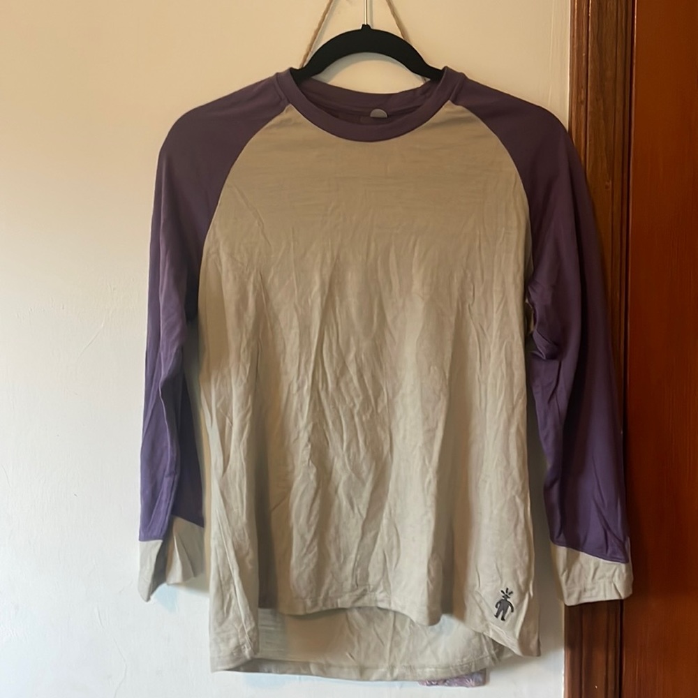 Smartwool 3/4 sleeve crew neck top M/L